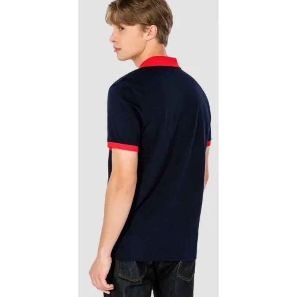 LACOSTE Vintage, Retro Color Block Polo Shirt‎ Men's Medium Rare - Picture 4 of 12